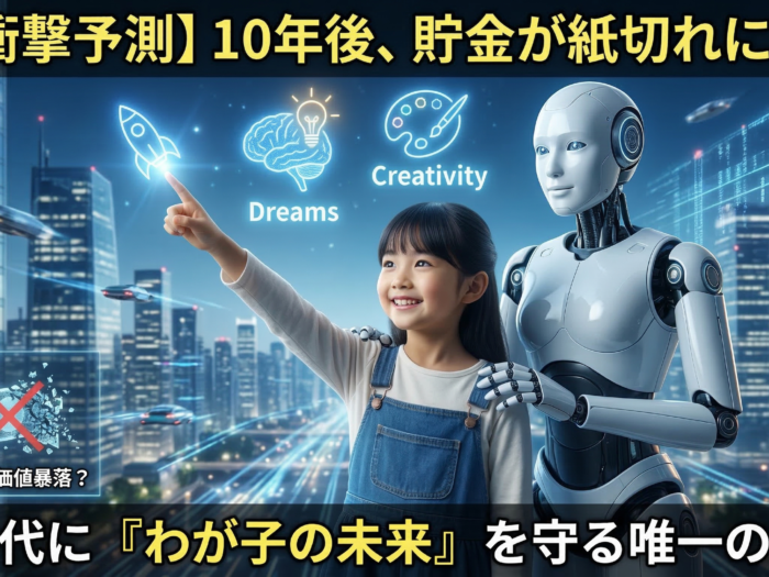 【衝撃予測】10年後、貯金が紙切れに！？イーロン・マスクが語るAI時代に「わが子の未来」を守る唯一の方法