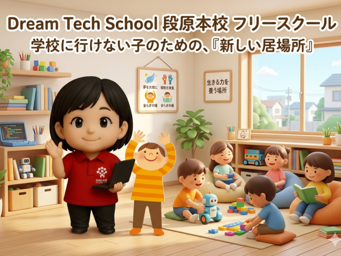 【新設】「学校、行かなきゃダメ？」そんな心の重荷をワクワクに変える、新しい「居場所」が段原に誕生！